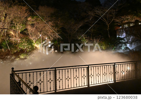 椿山荘の夜景　雲海 123680038