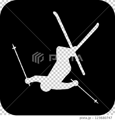 Ski Mogul Icon Ski Mogul Icon 123680747