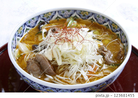 北海道ご当地ラーメン　ジンギスカン味噌ラーメン　ジンギスカン味噌らーめん 123681455