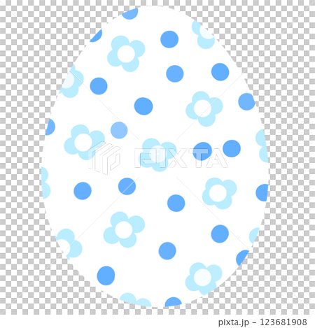 Colorful painting on egg for Easter 123681908