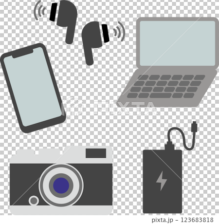 簡單小工具插圖素材集 簡單小工具插圖素材集 123683818