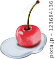 Cherry drawing  123684136