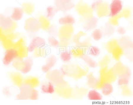 カラフルな水彩の桜の花びらのような背景イラスト カラフルな水彩の桜の花びらのような背景イラスト 123685233