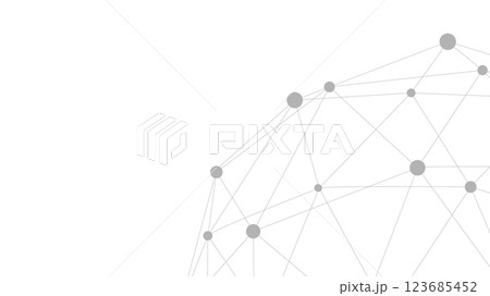Technology abstract background. Dots connected by lines. Minimalist mesh backdrop. Abstract polygonal shape. Technology abstract background. Dots connected by lines. Minimalist mesh backdrop. Abstract polygonal shape. 123685452