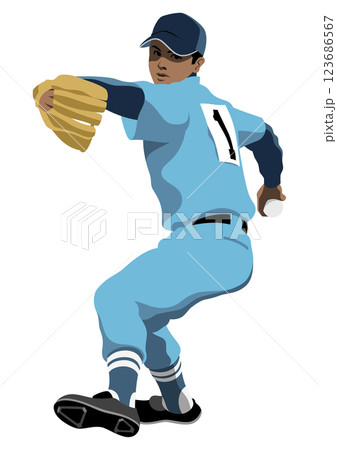高校野球「ピッチャー」 123686567