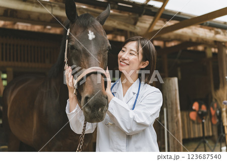 involved with horses involved with horses 123687540