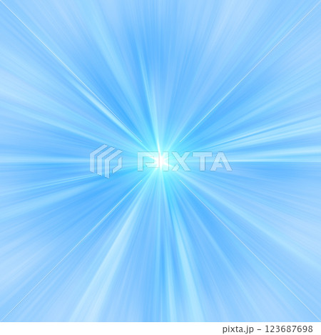 青い光の放射 123687698