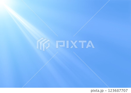 青い光の放射 青い光の放射 123687707