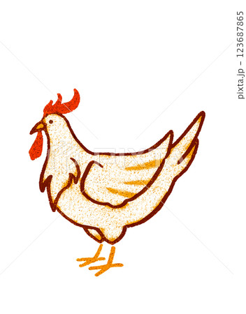 ニワトリ3 123687865