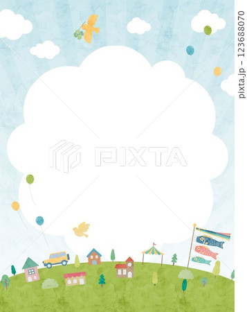 ゴールデンウィークの背景イラスト 123688070