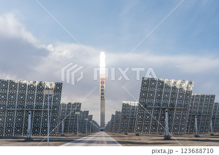 溶融塩タワー型太陽熱発電所 123688710