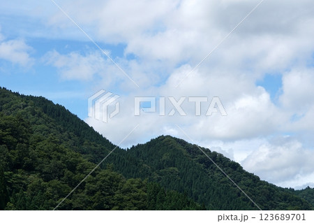 鳥取 四季の散歩 夏 佐治ダム 鳥取 四季の散歩 夏 佐治ダム 123689701