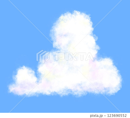 青空に浮かぶ入道雲 123690552