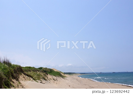 鳥取 四季の散歩 夏 鳥取砂丘 鳥取 四季の散歩 夏 鳥取砂丘 123692442