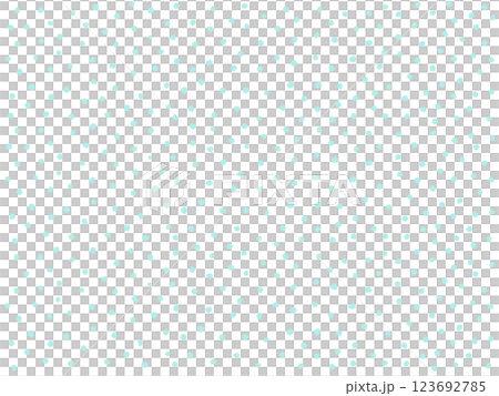 Randomly arranged hand-drawn green polka dots 123692785