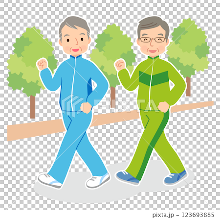 散步老人,健康,老人 散步老人,健康,老人 123693885