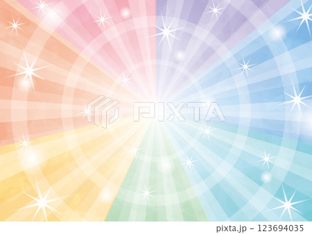 虹色の優しい光 虹色の優しい光 123694035