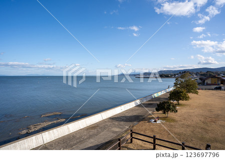 道の駅太良の展望台からの風景 123697796