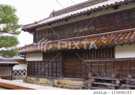 津和野城跡の馬場先櫓 津和野城跡の馬場先櫓 123698183