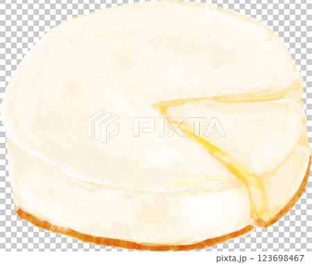 Cheesecake illustration 123698467