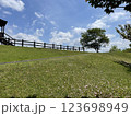 草原のある風景 123698949