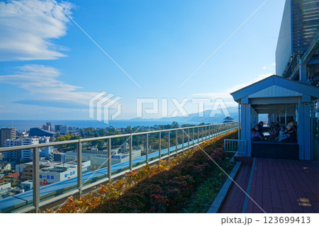 ミナカ小田原　屋上より相模湾を望む　足湯 123699413