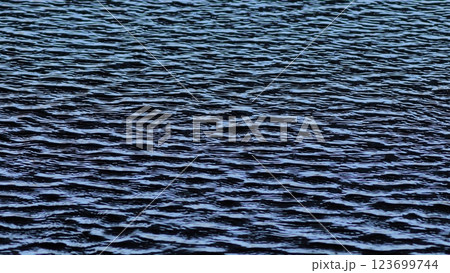 輝く水面の波模様 背景素材 輝く水面の波模様 背景素材 123699744