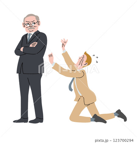 上司に頼る部下 123700294