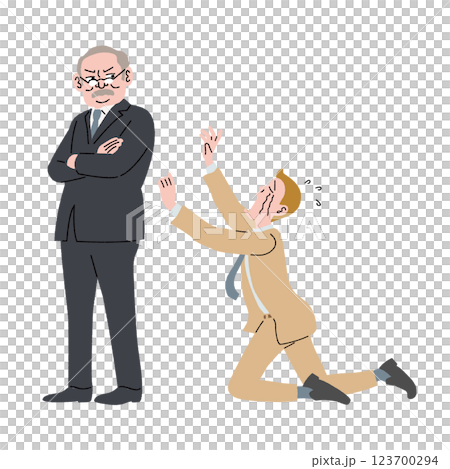 上司に頼る部下 123700294