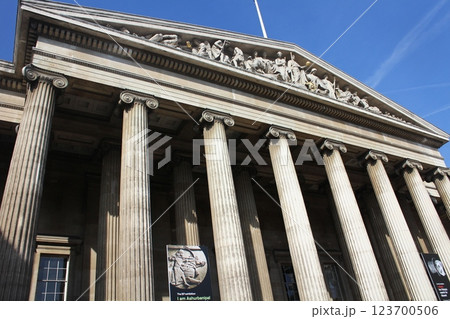 英国　ロンドン　大英博物館 123700506