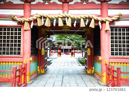 奥州一宮 塩釜神社随身門 奥州一宮 塩釜神社随身門 123701061