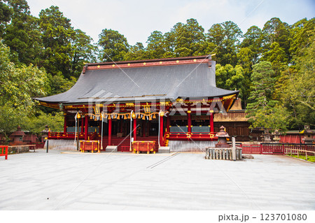 奥州一宮　塩釜神社左右宮拝殿 123701080