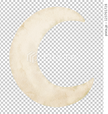 Gentle watercolor Crescent Moon illustration in soothing pastel tones. Drawing of celestial object for dreamy nursery decor, kids room decorations. Art for childish invitations or greeting cards. Gentle watercolor Crescent Moon illustration in soothing pastel tones. Drawing of celestial object for dreamy nursery decor, kids room decorations. Art for childish invitations or greeting cards. 123701728