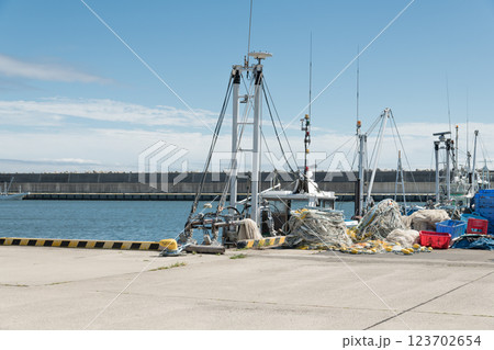 【大洗　漁港の様子　ビット有】 123702654
