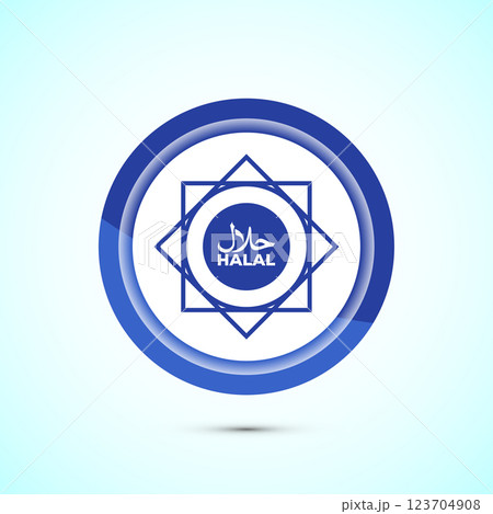Halal icon design illustration, Halal...のイラスト素材 [123704908] - PIXTA