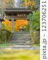 【神奈川県・鎌倉市】浄智寺・鐘楼門の紅葉 ※自然風景 【神奈川県・鎌倉市】浄智寺・鐘楼門の紅葉 ※自然風景 123706251