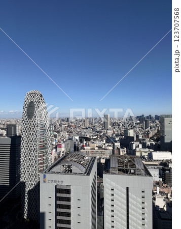 新宿からスカイツリー方面の風景 123707568