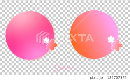 春季促銷標題橫幅，櫻花飄落 123707573