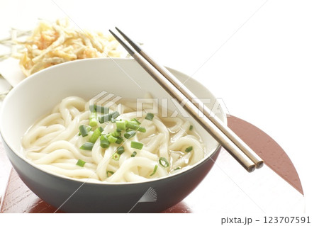 ごぼうとにんじんのかき揚げうどん ごぼうとにんじんのかき揚げうどん 123707591