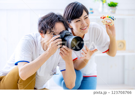 キッズ撮影のスタジオ 123708766