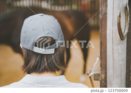 involved with horses 123708809