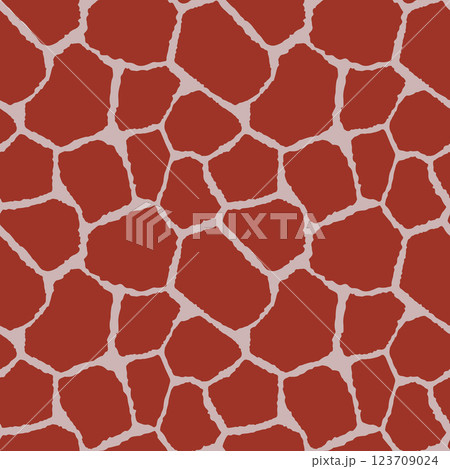 Abstract modern giraffe seamless pattern. Animals trendy background. Colorful decorative vector stock illustration for print, card, postcard, fabric, textile. Modern ornament of stylized skin 123709024