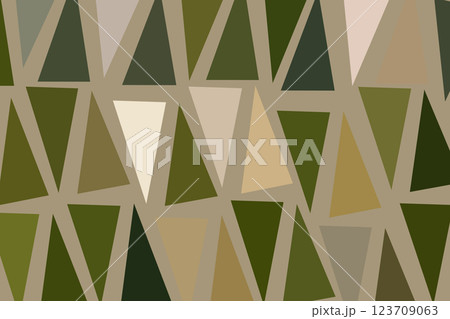 Polygonal rainbow mosaic background. Abstract low poly vector illustration. Triangular pattern in halftone style. Template geometric business design with triangle for poster, banner, card, flyer 123709063
