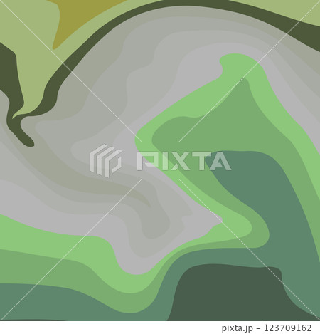 Fluid art. Modern artwork background. Mixture of acrylic paints. Abstract liquid painting marble texture, colorful gradient waves. Vector design for banner, flyer, business card, cover, invitation 123709162