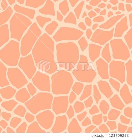 Abstract modern giraffe seamless pattern. Animals trendy background. Colorful decorative vector stock illustration for print, card, postcard, fabric, textile. Modern ornament of stylized skin Abstract modern giraffe seamless pattern. Animals trendy background. Colorful decorative vector stock illustration for print, card, postcard, fabric, textile. Modern ornament of stylized skin 123709238
