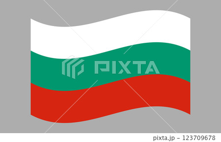 Flag of Bulgaria. Bulgarian national symbol in official colors. Template icon. Abstract vector background Flag of Bulgaria. Bulgarian national symbol in official colors. Template icon. Abstract vector background 123709678