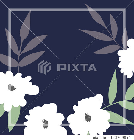 Print for kerchief, bandana, scarf, handkerchief, shawl, neck scarf. Squared pattern with ornament for fabric, textile, silk products. Paisley vector with abstract flowers. Floral folk tracery 123709854