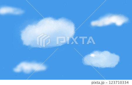もくもく雲 123710334