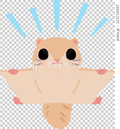 飛鼠的變形插圖 123710497