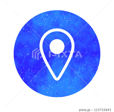 青色の星空｜マップアイコン 123710843